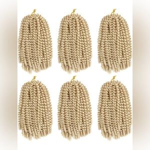 Spring Twist Crochet Hair - 8 Inch 7 packs